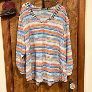 NWOT Cure striped blouse